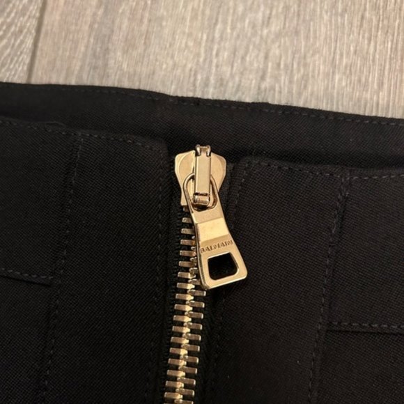 SOLD Balmain Button Heavy Wool Skirt from Riverdale Wardrobe - Picture 8 of 10